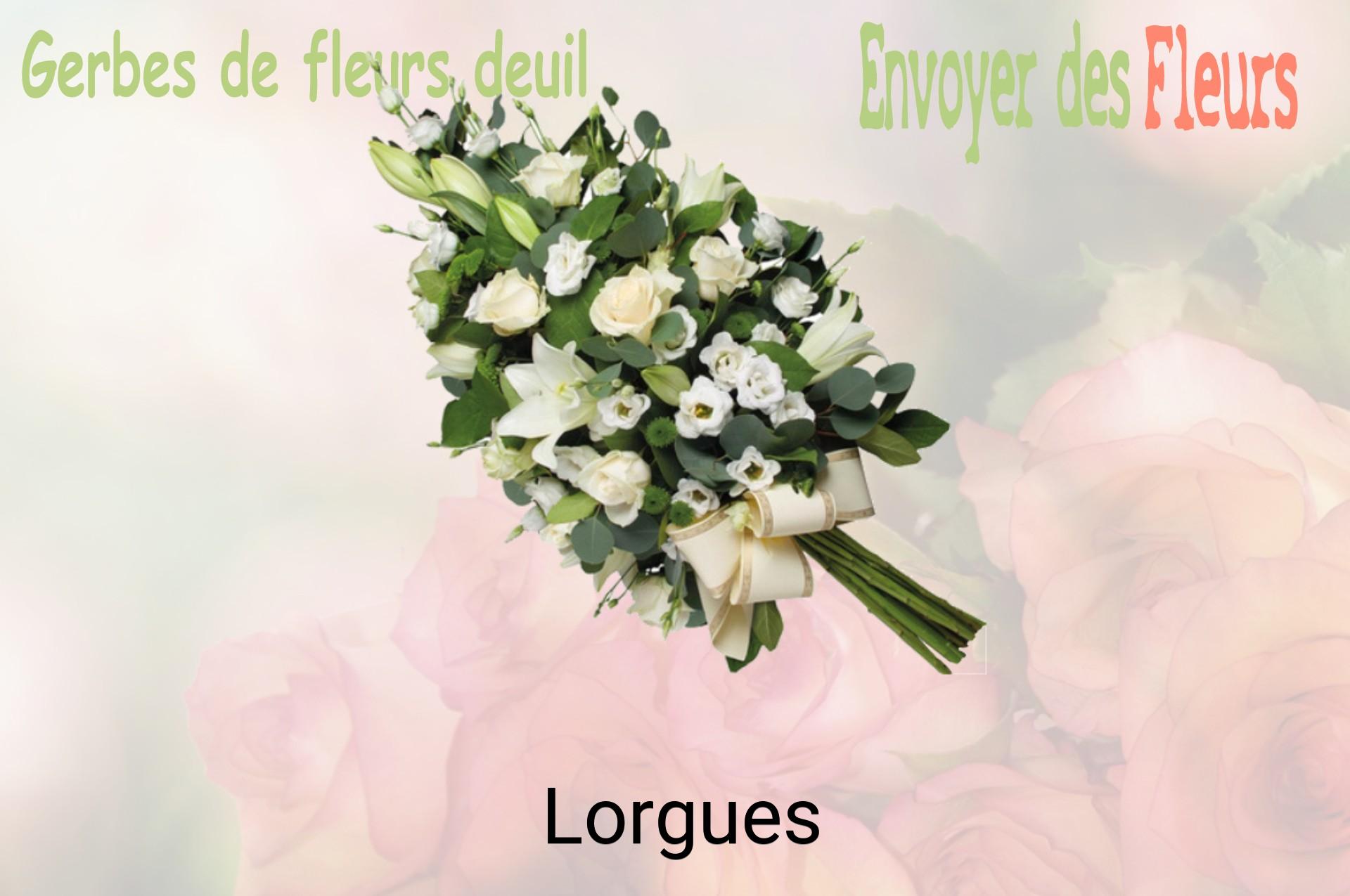 Gerbe de fleurs de deuil livrée à Lorgues